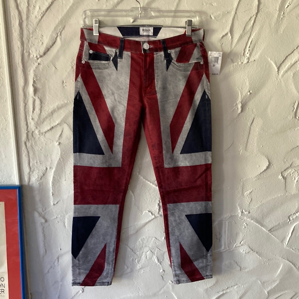 These Hudson “British Flag”jeans are Rare and Vintage!